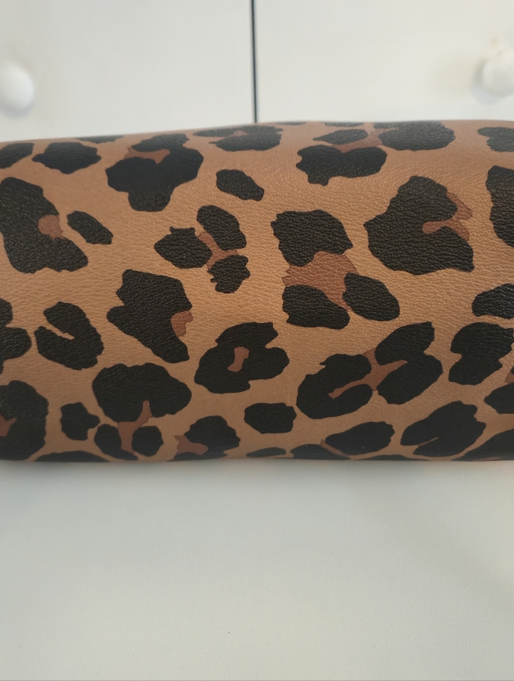 Coach Leopard-Print Satchel in Brown and Black with Gold Hardware MEDIUM ROWAN - Picture 11 of 17